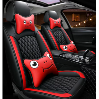Customized Five Seat Front And Rear Fully Enclosed Private Full Nappa Leather Car Seat Covers 