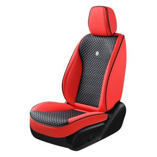 Universal Luxury 3D PVC Car Seat Cover Waterproof Breathable Sports Style PU Leather