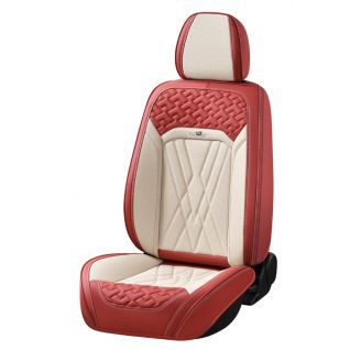 Universal Deluxe Pvc Luxury Vinyl Car Seat Covers Full Set Airbag Compatible Breathable Fit for Cars Trucks SUV