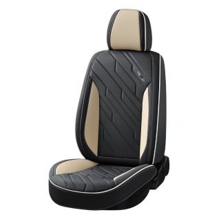 Business Style Car Seat Protector Polyester Universal Car Seat Leather Cover Set Waterproof Universal Size Seat Cover