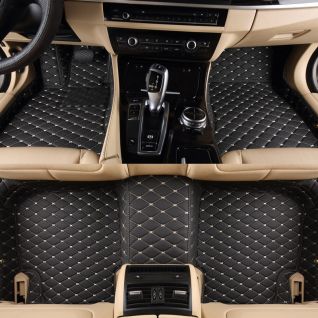 Auto Accessories Leather Luxury Non Woven Anti-Slip Diamond Car Floor Mats