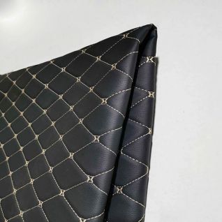 PU Laminated Foam with Embroidery for Automotive Seat Covers and Trunk Mats