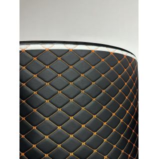 Multi Layer PVC Interior Fabric with Foam Padding and Embroidered Finish