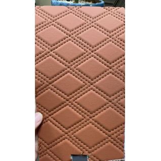 Textured PU Foam Roll with Embroidery for Car Mat and Seat Cover Use