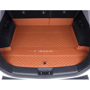 Durable Embroidered PVC Rear Trunk Mat with Non-Slip and Scratch Resistant Surface