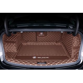 PVC Trunk Mat with Raised Edges and Premium Embroidery for Modern Vehicles