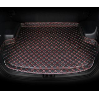Wear Resistant PVC Trunk Mat with Embroidery for Luxury Car Interiors