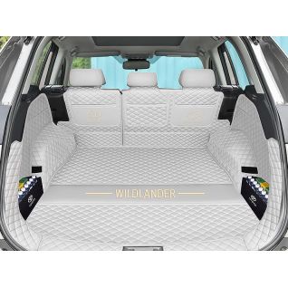 Full Coverage Tailored PVC Trunk Mat Liner for Complete Rear Cargo Area Protection