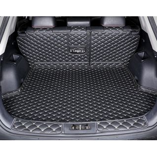 Non Slip PVC Rear Cargo Mat with Delicate Embroidery and Durable Construction