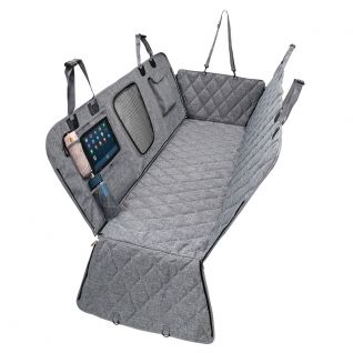 Heavy-Duty Dog Car Seat Mat for Backseat with Side Flaps