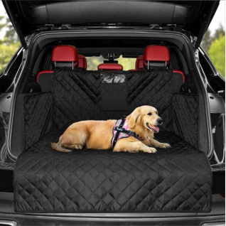 Durable Pet Car Seat Protector for Backseat Travel with Dogs