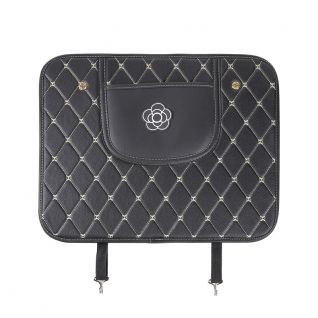 Waterproof PVC Leather Car Seat Kick Mat Protector for Children and Pets